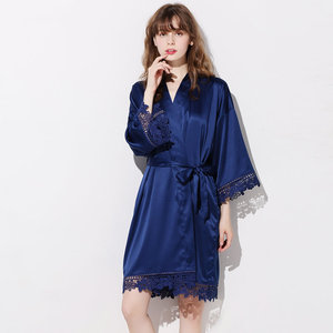 Women's High Quality <strong>Satin</strong> Pajamas Set 4 Pieces Erotic Silk <strong>Gowns</strong> Kimono Dressing <strong>Gowns</strong> Winter Summer Autumn Sleepwear Wholesale - Product Image 3
