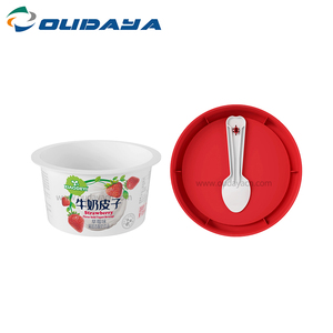 Gobelets à dessert personnalisables en PP à paroi simple, 210 ml, 12,1 g, qualité alimentaire, certifiés HACCP, IML, inviolables, sans odeur, avec couvercle OUDAYA - Product Image 5