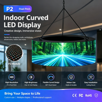Écran LED d'intérieur KENSUN P2, affichage vidéo LED couleur pleine résolution à pixels fins pour la publicité et les applications commerciales