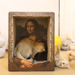 Grande taille Lisa Design Jouet à gratter pour animaux de compagnie en carton ondulé Cube personnalisé Nid à gratter - Product Image 2