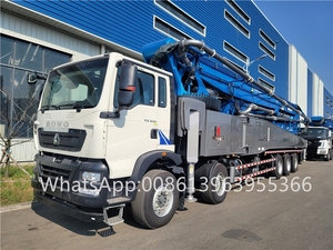 China Real Factory Supply JIUHE Brand New Product Concrete <b>Truck</b> Pump Boom From 30m to 70m Pump <b>Truck</b> for Sale - Product Image 5
