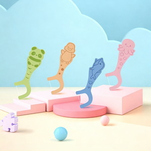 <span class=keywords><strong>Fil</strong></span> <span class=keywords><strong>dentaire</strong></span> pour enfants avec motifs d'animaux mignons, sans BPA, prise en main facile, nettoyage <span class=keywords><strong>doux</strong></span> des dents, <span class=keywords><strong>fil</strong></span> <span class=keywords><strong>dentaire</strong></span> au charbon - Product Image 2