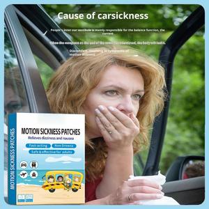 モーションシックパッチは車の吐き気のめまいを減らします中国のアンチモーションシックパッチ - Product Image 4