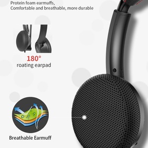 BINNUNE BH01 Auriculares con cable con micrófono con cancelación de ruido, auriculares supraaurales USB/3,5 mm para oficina, centro de llamadas, PC, portátil, juegos - Product Image 4