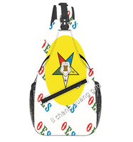 Sac de poitrine Phi Beta Sigma, nouveau design personnalisé de la sororité, sac bandoulière unisexe avec lettres grecques, sac de poitrine pour voyage en plein air