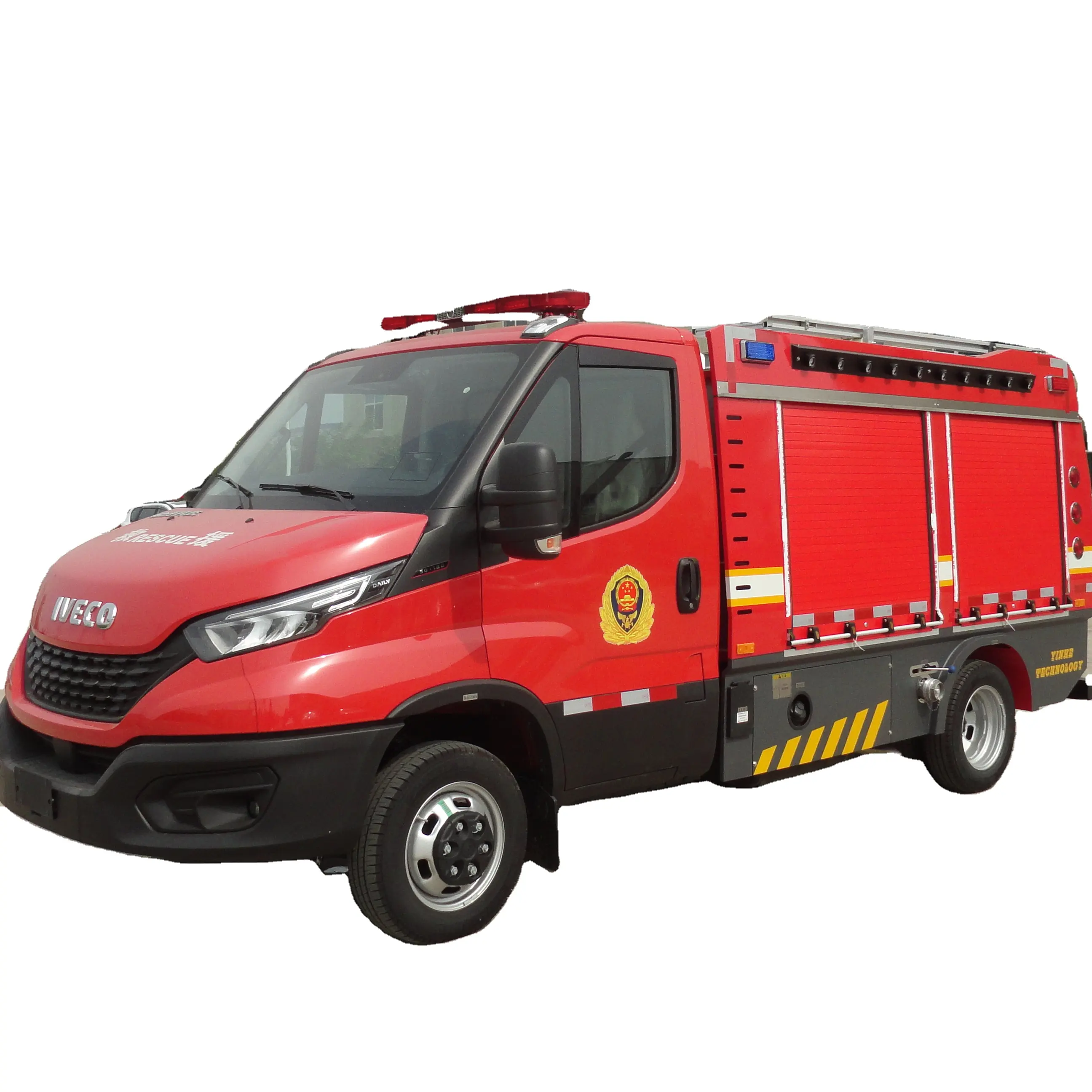 New Daily chassis BX5050GXFPW01/IVE6 High efficiency high pressure spray fire truck