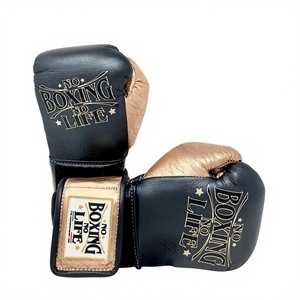 Gants de boxe de haute qualité noirs et cuivrés, sans couture, pour entraînement MMA et Kickboxing, équipement de combat personnalisé - Product Image 3
