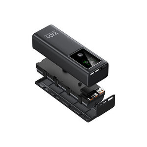 แบตสำรองลิเธียมโพลิเมอร์ 20000mAh กำลังไฟสูง 100W ชาร์จเร็วสองทาง USB Micro USB ดีไซน์ทรงกระบอก พกพาสะดวกสำหรับการเดินทาง - Product Image 5