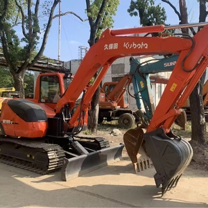 Used Kubota KX185-3 Mini Excavator,Original Japanese Machine,Well Maintained,<b>Rubber</b> Track Optional,Full Inspection . - Product Image 1