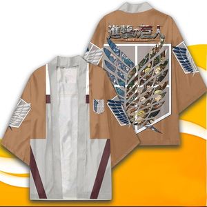 7 Estilos de Disfraces de Cosplay de Shingeki No Kyojin, Kimono de Anime Unisex, Haori, Ropa de Anime, Accesorios para Fiestas de Halloween, Camiseta de Verano - Product Image 3