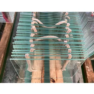 Panel de vidrio templado transparente de alta calidad de 3mm, 4mm, 5mm, 6mm, 8mm, 10mm, 12mm de espesor para edificios comerciales