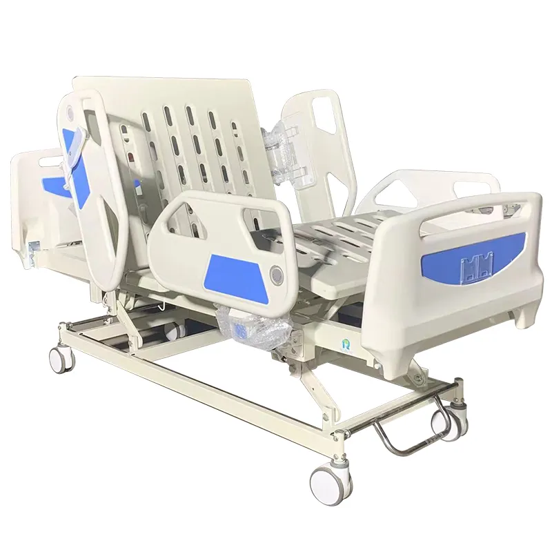 Nouveau lit patient multifonction à moteur de marque célèbre lit d'hôpital à contrôleur médical électrique