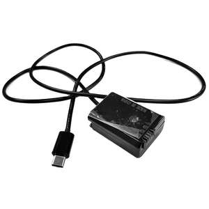 Für Alpha A7ii A7S A7R NEX A33 A55 A65 <span class=keywords><strong>A6000</strong></span> A6300 A6500 Kamera TYPE-C PD Netzteil zu NP-FW50 Dummy-Akku PW20 DC-Koppler - Product Image 2
