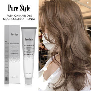 Muestras de tinte para el cabello gratis Crema de color de cabello rápido OEM 100ML Color de cabello natural castaño - Product Image 5