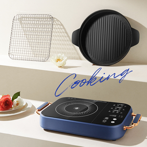 Placa de Cocina Eléctrica <span class=keywords><strong>Infrarroja</strong></span> con Control Táctil, 9 Niveles, Bajo Ruido, Temporizador, Apta para Todo Tipo de Sartenes - Product Image 3