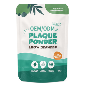 Poudre anti-plaque et anti-tartre avec probiotiques pour chiens et chats - Formule de soins bucco-dentaires contre la mauvaise haleine et les maladies des gencives pour toutes les races - Product Image 1