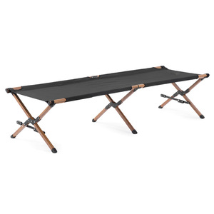 Cama de Campaña Plegable Portátil para Exteriores, Marco de Madera de 190 cm, Capacidad de Carga de 150 kg, para Camping y Picnic - Product Image 3