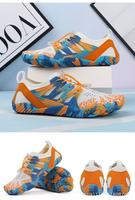 Sepatu Wading Musim Panas Baru untuk Pria Wanita, Sol Lembut Bernapas, Anti Selip, untuk Pantai, Luar Ruangan, Arus Siput, Sepatu Cepat Kering untuk Pasangan