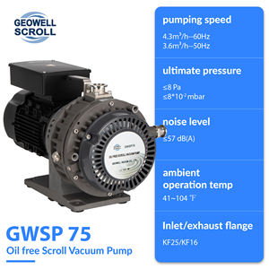 GEOWELL GWSP75 Microwave Drying Scroll <strong>Pump</strong>, Small Dry <strong>Vacuum</strong> <strong>Pump</strong> Manufacturer - Product Image 4