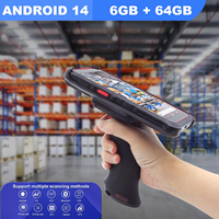 Terminal PDA portable robuste avec lecteur de codes-barres Android 6G+64GB Octa-Core MTK6789 pour la logistique et l'inventaire