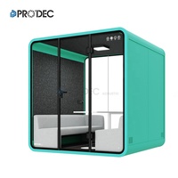 Pod de Travail Moderne pour Réunions, Format 1 Personne, Idéal pour Diffusion, École et Bureau
