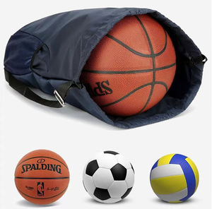 <span class=keywords><strong>Sac</strong></span> à dos de sport en nylon durable avec logo personnalisable, <span class=keywords><strong>sac</strong></span> léger pour le basketball, le volley-ball et la salle de sport - Product Image 2