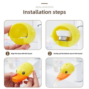 Bé giật gân vòi Extender mở rộng vòi phun nước hướng dẫn Silicone tạo tác cho rửa tay bé nhựa vòi Extender - Product Image 3