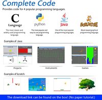 Kit de Desarrollo Ultimate para Raspberry Pi 4B/3B+/PI 400 con 223 Artículos, 104 Proyectos
