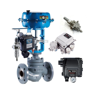 Vanne de réduction de pression Fisher 67CFSR, vanne électropneumatique Rotork YT 1000, contrôleur de vanne de régulation de process, positionneur de vanne - Product Image 1