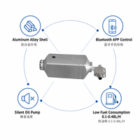 Chauffage diesel 12V 24V 5KW à conception séparée, faible consommation de carburant 0,1-0,48L/H avec contrôleur LCD numérique pour camion, camping-car, fourgonnette, garage