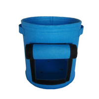 Sac de culture réutilisable en feutre de polyester personnalisé pour jardin, pot de culture pour plantes, fenêtre de récolte pour pommes de terre, tomates et légumes