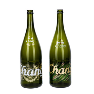 Vista 75cl 750ml 100cl 1000ml cao Flint phun màu Gin Rum Whisky Vodka Chai biểu tượng tùy chỉnh với nút chai Stopper - Product Image 6