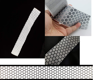 Khả năng hiển thị cao truyền nhiệt cảnh báo phản chiếu băng hình lục giác tổ ong Kit đề can cao ban đêm an toàn dấu hiệu khả năng hiển thị - Product Image 5