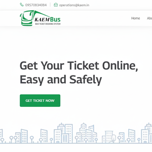 Logiciel de réservation de billets de bus en ligne à technologie avancée à vendre - Product Image 1