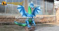 MY DINO Dragon bleu animatronique, décoration de jardin à vendre