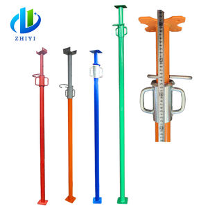 Échafaudage réglable en acier 1.7m à <span class=keywords><strong>5m</strong></span> galvanisé étayage poste construction télescopique robuste échafaudage manchon avec écrou - Product Image 3