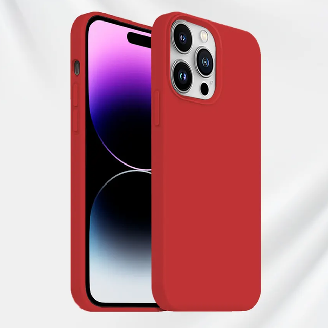 Wholesale Bulk Custom Liquid Silicone Phone Case for iPhone 15 Pro 16 Plus Pro Max Custom Cover for Apple XS Max Silicone Case
