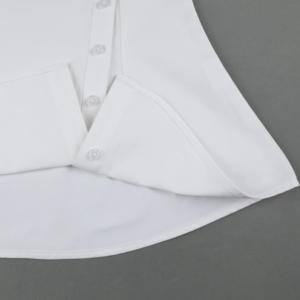 Camicie da Donna di Alta Qualità Personalizzabili con Colletto Asimmetrico e Abbottonatura Laterale a Maniche Lunghe - Product Image 5