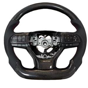Volante de Cuero y Fibra de Carbono para <span class=keywords><strong>Lexus</strong></span> <span class=keywords><strong>LC</strong></span> <span class=keywords><strong>500</strong></span> 500h 2016-2026, Mejora Interior, Volante Personalizado de Fibra de Carbono - Product Image 1