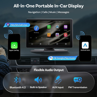 Ottocast OttoScreen Lite 7 Inch Layar Portabel Wireless Carplay Android Auto Dual Bluetooth FM AUX CE FCC Resmi Grosir