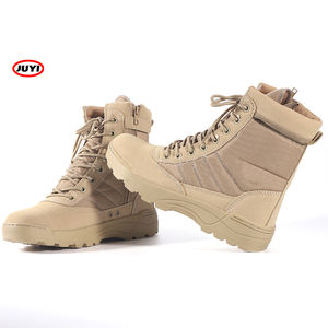 Bottines en cuir pour la marche en plein air, pas chères, randonnée, chasse, moto, bottes du désert, bottes d'hiver PU ZIP, demi-bottes DYG - Product Image 6