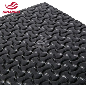 맞춤형 검은색 뼈무늬 미끄럼 방지 밑창 신발 제작용 고무 시트 고무 시트 신발 밑창 재료 - Product Image 2