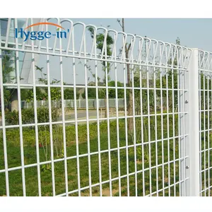 Malaysia Price Welded BRC Mesh Fence Panels Hot Dipped Galvanized P Type Roll Top Fence