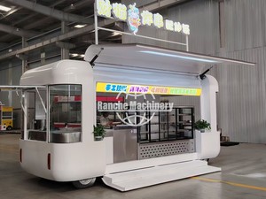 EU USA Standard Grill <b>BBQ</b> Smoker Fast Food Ice Cream Stainless Steel Food Truck Mobile Kitchen Fully Equipped Snack Food Hotdog - Product Image 5