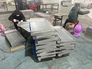 Stainless Steel <b>Wire</b> Mesh Perforated Baking Tray Sheet,bun Pan Sheet,used for Oven with Trolley - Product Image 3