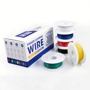 Kit de fils en silicone flexibles 22AWG, 6 couleurs, fils électriques en cuivre étamé haute température pour électronique DIY, 6 rouleaux/boîte - Product Image 5