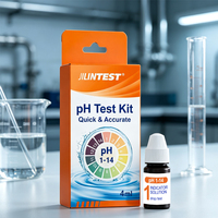 Kit de test de pH 1-14, indicateur de pH universel, gouttes liquides 4 ml, testeur d'eau pour aquarium, piscine, eau potable, laboratoire, OEM