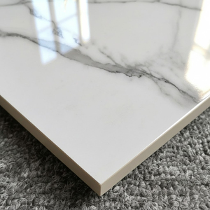 Piastrelle in Porcellana Effetto Marmo Bianco Lucido 60x120 600 X 1200 Mm Importate dalla Cina - Product Image 2