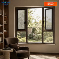 Ventanas Abatibles con Marco de Aluminio Directo de Fábrica para Contratistas de Interiores y Proyectos de Construcción