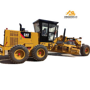 Potente niveladora de ruedas CAT140H usada en stock Caterpillar140HGrader de segunda mano Precio bajo Horas DE TRABAJO bajas Motor original - Product Image 1
